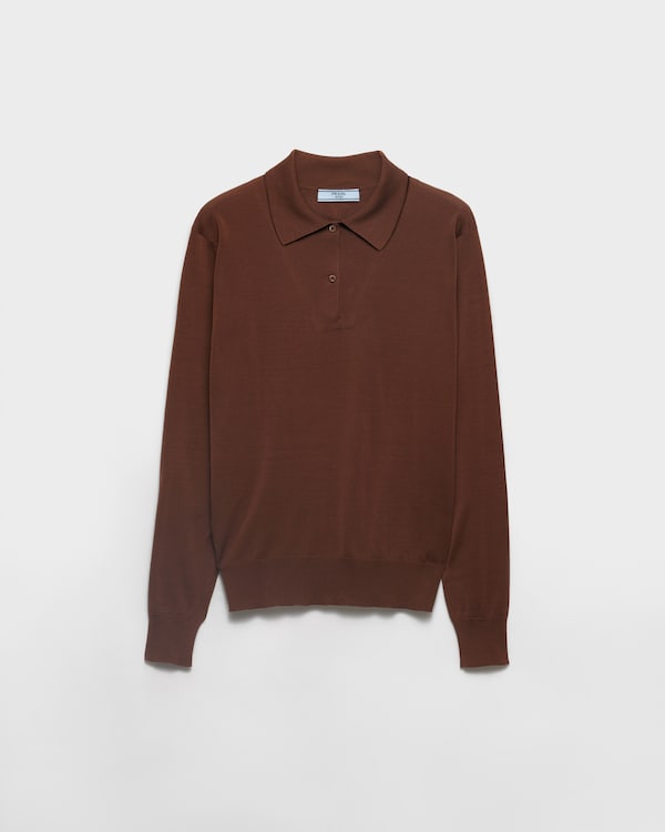 Cotton polo sweater Cotton polo sweater