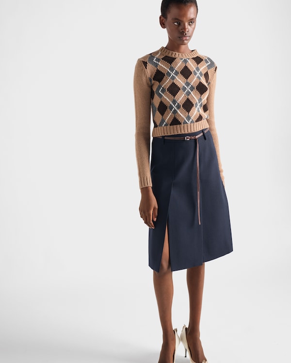 Pull à col rond en cachemire Pull à col rond en cachemire