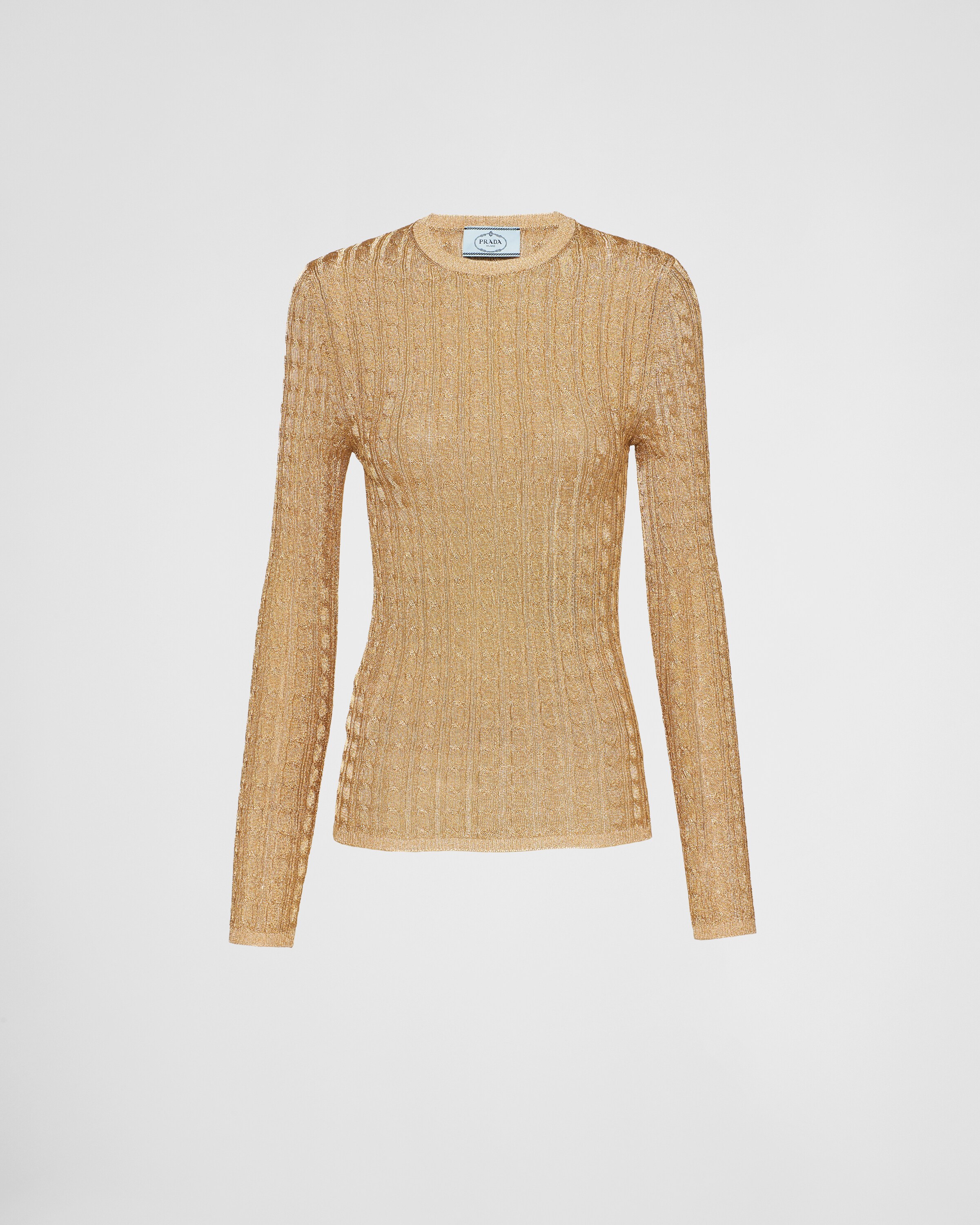 Gold 2025 lame sweater