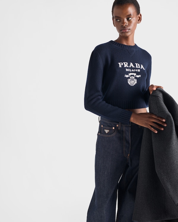 Wool and cashmere crew-neck sweater Wool and cashmere crew-neck sweater