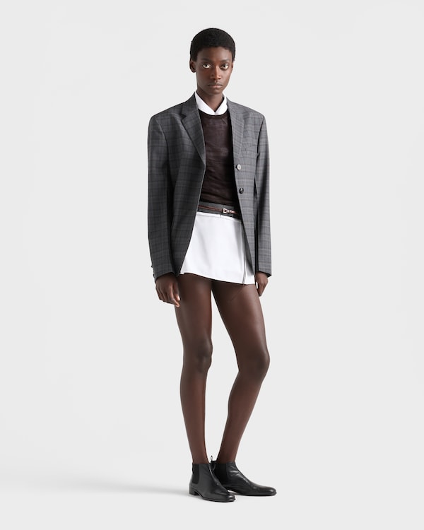 Pull à col rond en cachemire et soie - Marron Foncé Pull à col rond en cachemire et soie - Marron Foncé