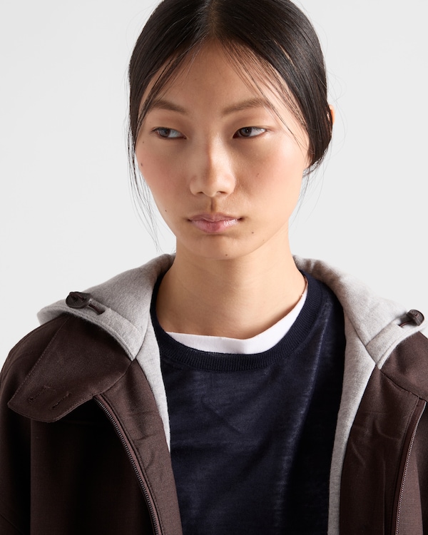 Cashmere and silk crew-neck sweater - Navy Cashmere and silk crew-neck sweater - Navy