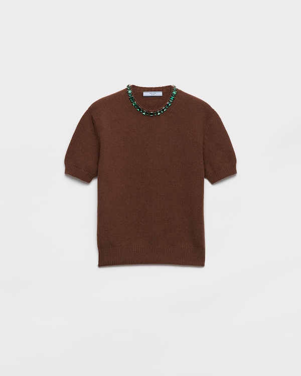 Maglia girocollo in lana e cashmere Maglia girocollo in lana e cashmere