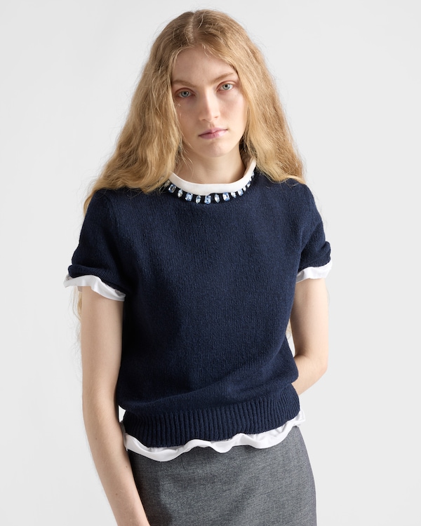 Wool and cashmere crew-neck sweater Wool and cashmere crew-neck sweater