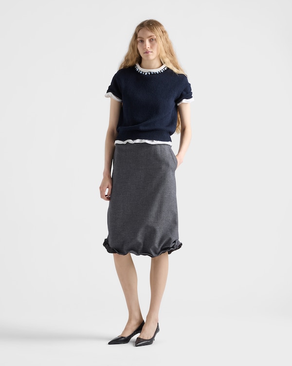 Wool and cashmere crew-neck sweater Wool and cashmere crew-neck sweater