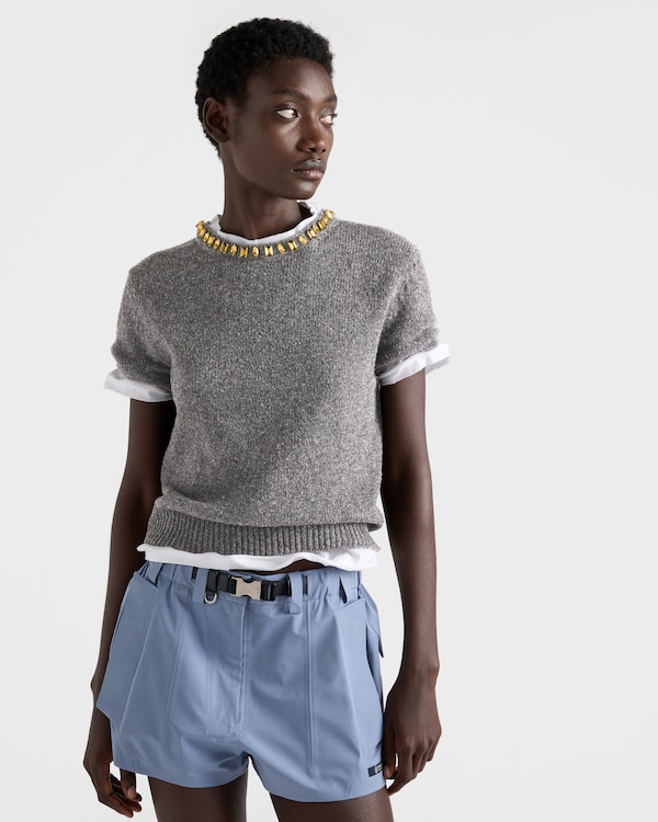 Wool and cashmere crew-neck sweater Wool and cashmere crew-neck sweater