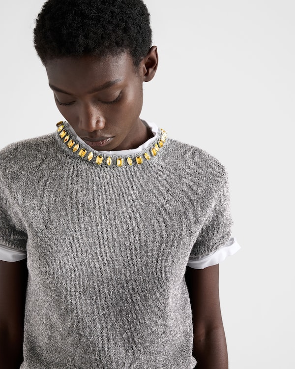 Wool and cashmere crew-neck sweater Wool and cashmere crew-neck sweater