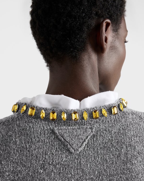 Wool and cashmere crew-neck sweater Wool and cashmere crew-neck sweater