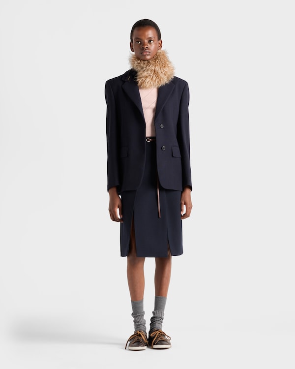 كنزة كشمير بأكمام قصيرة كنزة كشمير بأكمام قصيرة