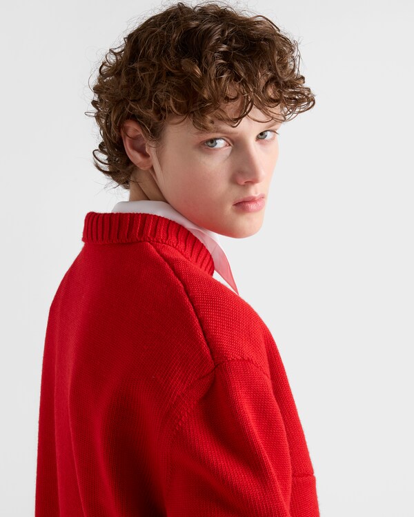 리본 장식 울 가디건 리본 장식 울 가디건