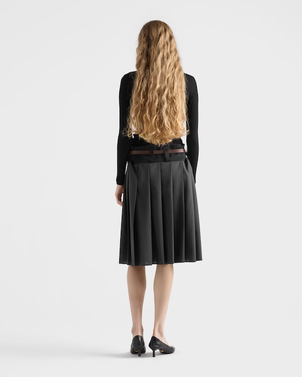 Wool crew-neck sweater - Black Wool crew-neck sweater - Black