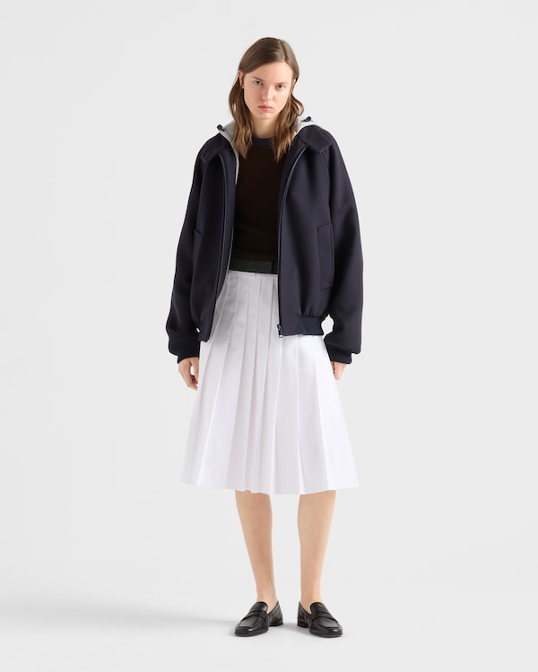 Cashmere crew-neck sweater - Dark Brown/Blue Cashmere crew-neck sweater - Dark Brown/Blue