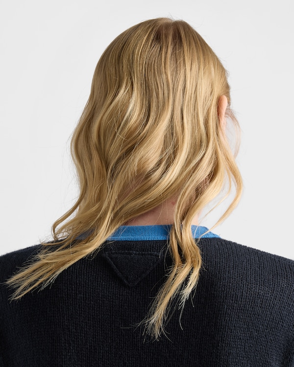 Cashmere crew-neck sweater - Blue/Celeste Cashmere crew-neck sweater - Blue/Celeste