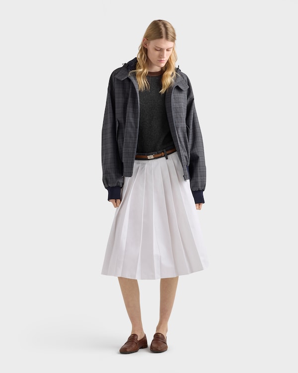 Cashmere crew-neck sweater - Anthracite Gray/Tobacco Cashmere crew-neck sweater - Anthracite Gray/Tobacco