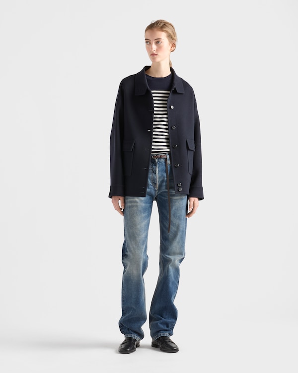 Striped wool sweater - Blue/White Striped wool sweater - Blue/White