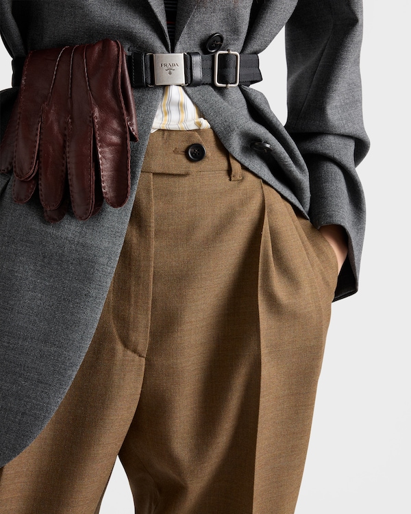 Pantalon en laine - Tabac Pantalon en laine - Tabac