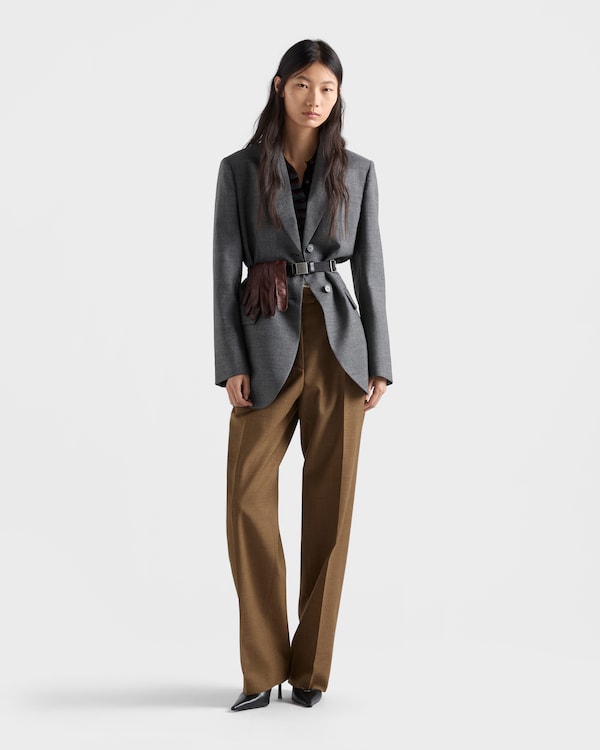 Pantalon en laine - Tabac Pantalon en laine - Tabac