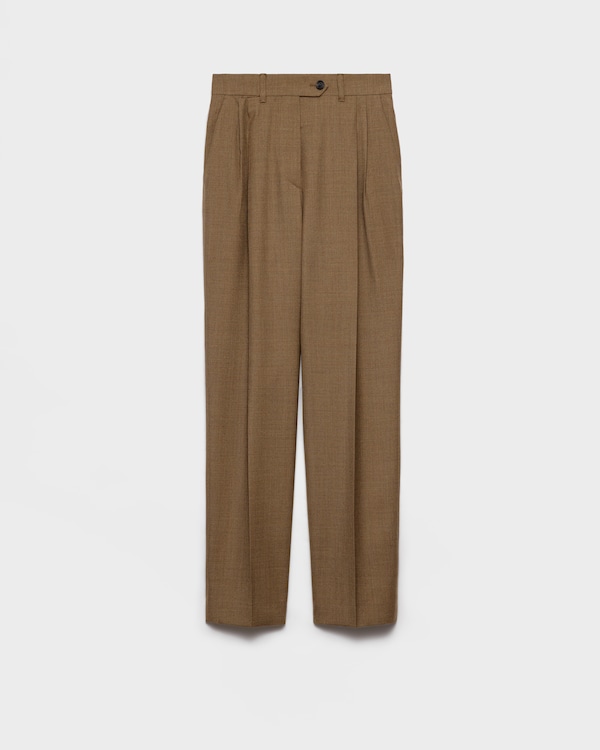Pantalon en laine - Tabac Pantalon en laine - Tabac