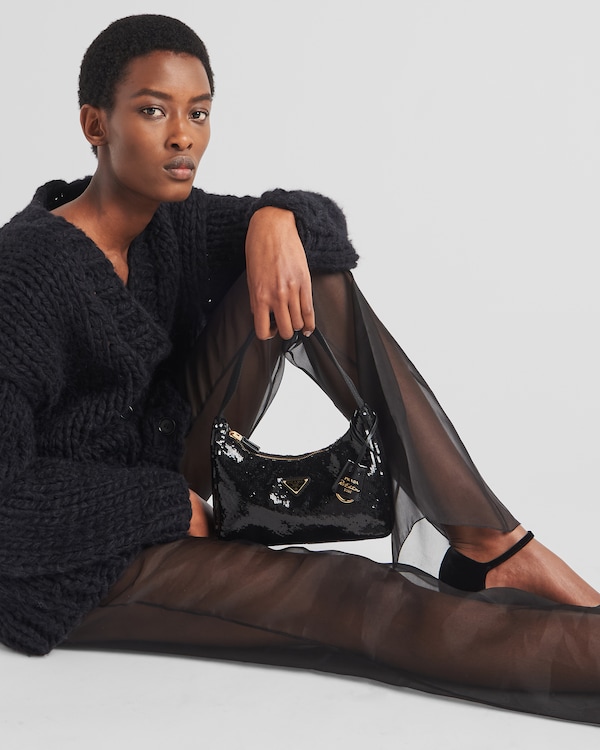 Brenda Black Studded Organza Pants