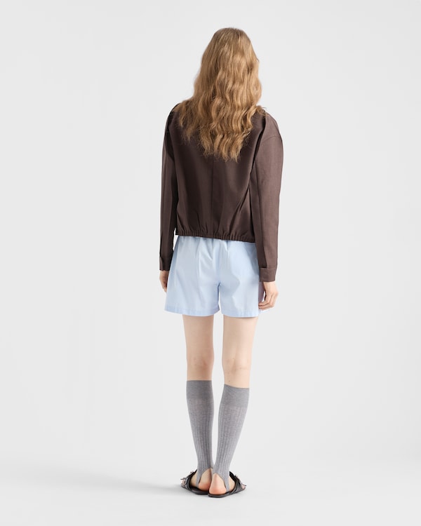 Short en popeline de coton Short en popeline de coton