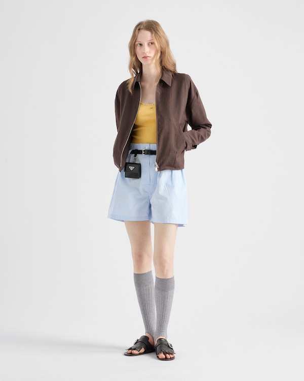 Short en popeline de coton Short en popeline de coton