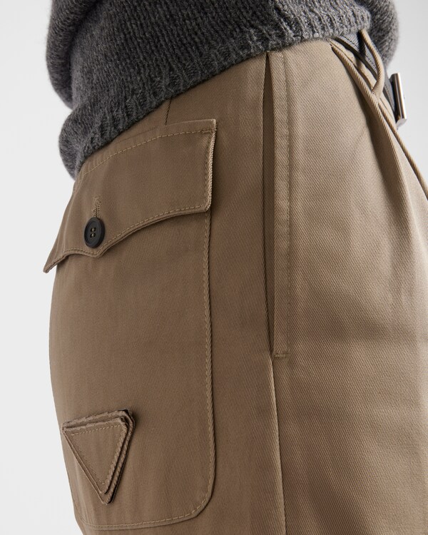 Washed chino Bermudas Washed chino Bermudas