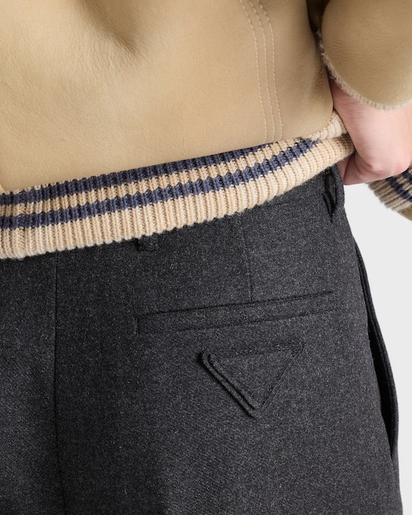 Re-Wool pants - Anthracite Gray Re-Wool pants - Anthracite Gray