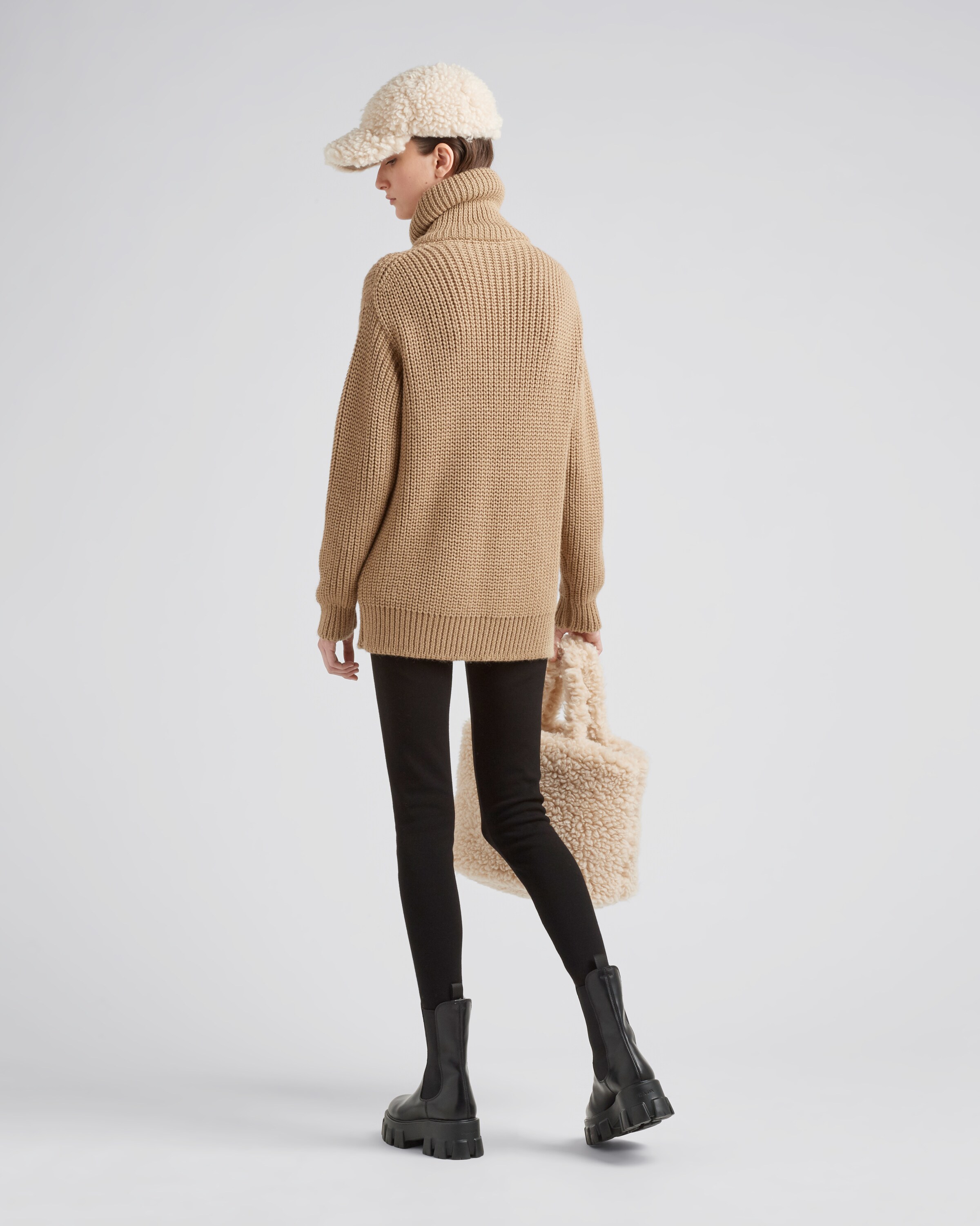 Prada كارديغان من صوف الألبكة 5
