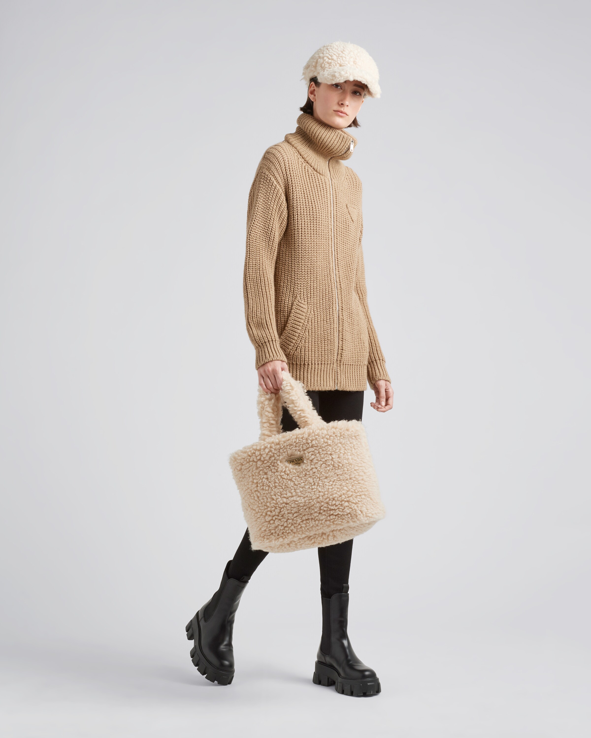 Prada كارديغان من صوف الألبكة 2