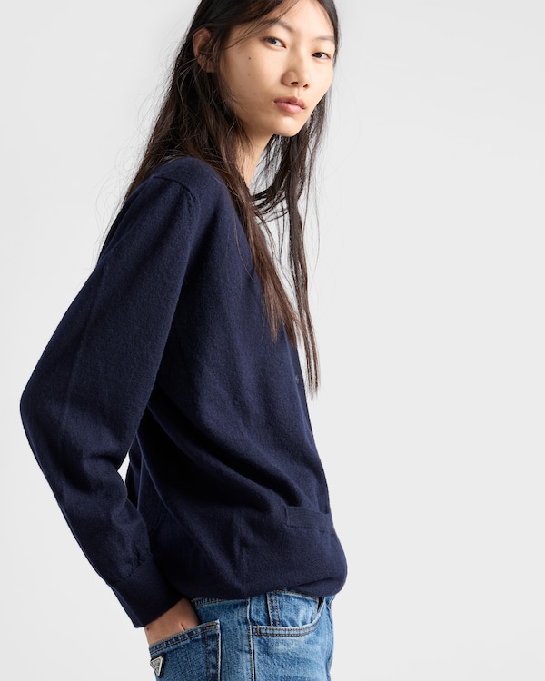 Cashmere cardigan - Navy Cashmere cardigan - Navy