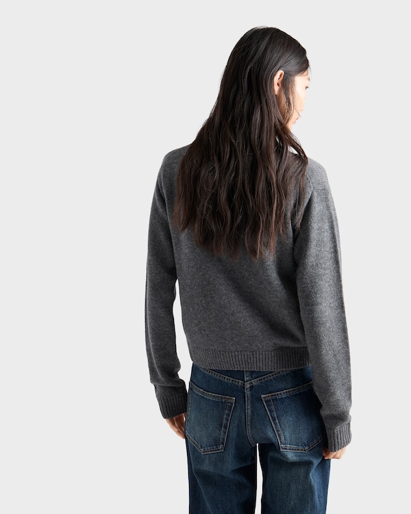 Cashmere cardigan - Slate Gray Cashmere cardigan - Slate Gray
