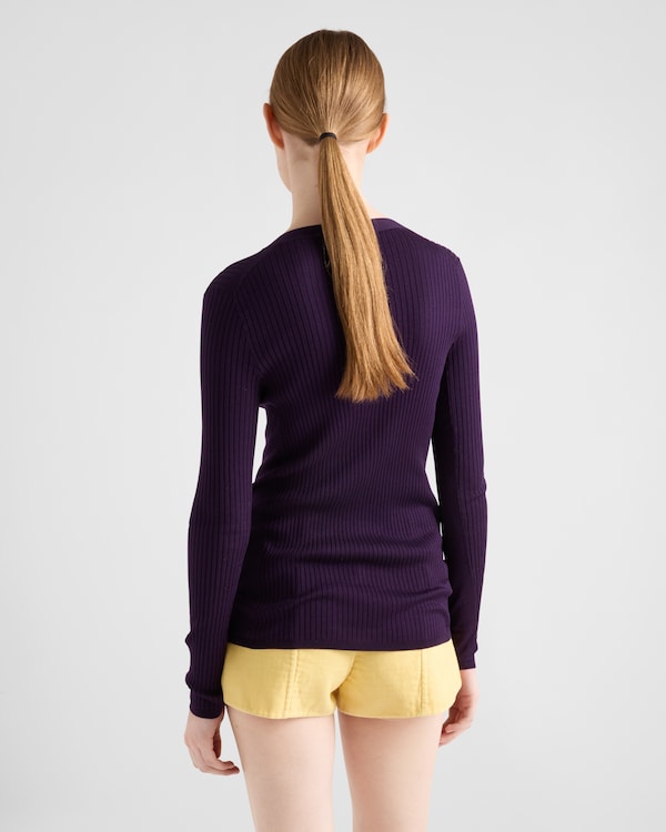 Cotton cardigan - Violet Cotton cardigan - Violet