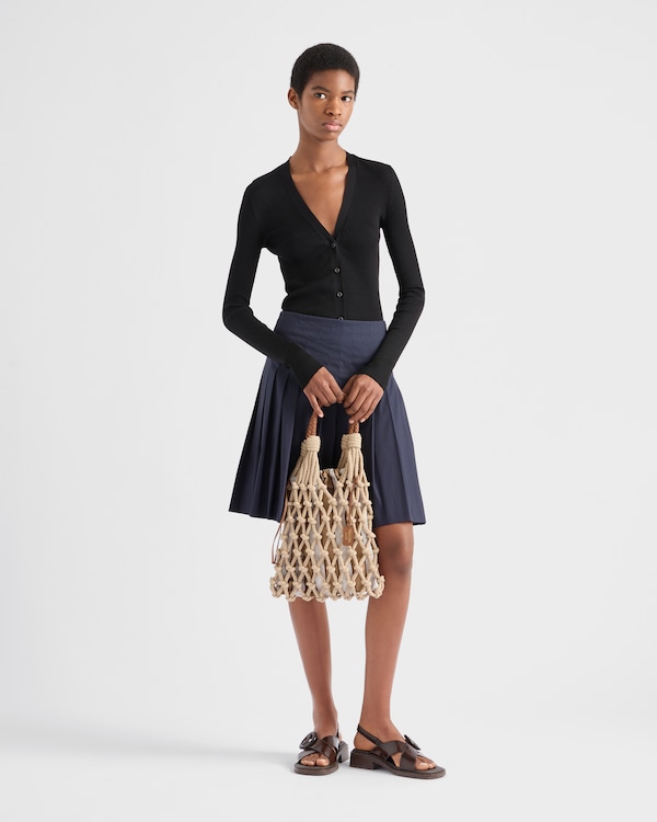 Cotton cardigan - Black Cotton cardigan - Black