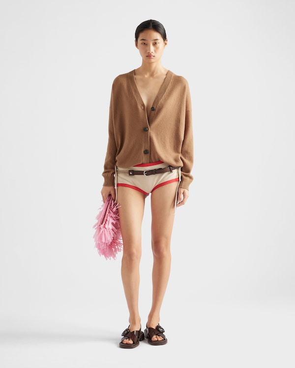 Cashmere cardigan - Camel Brown Cashmere cardigan - Camel Brown