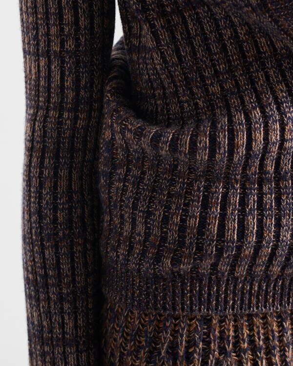 Mouliné wool cardigan Mouliné wool cardigan