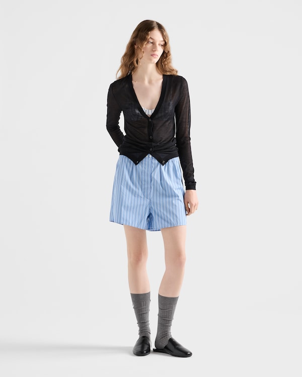 Cashmere and silk cardigan - Black Cashmere and silk cardigan - Black