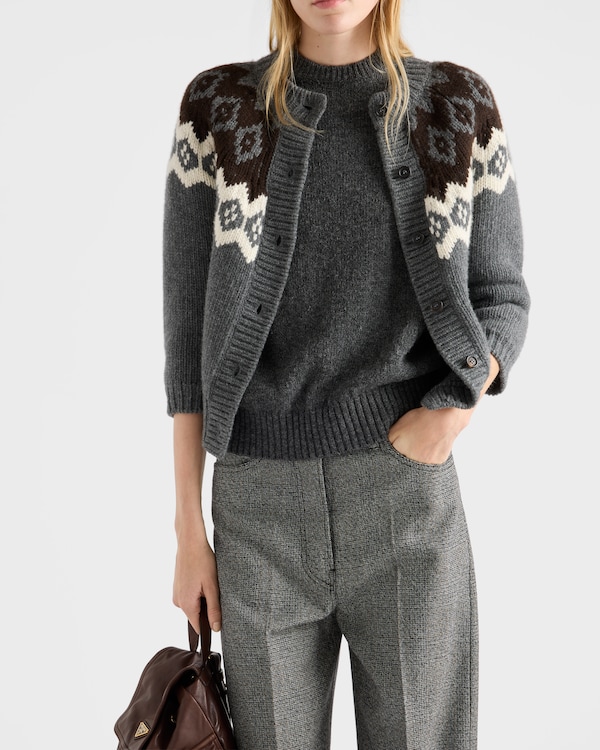Wool and cashmere cardigan Wool and cashmere cardigan