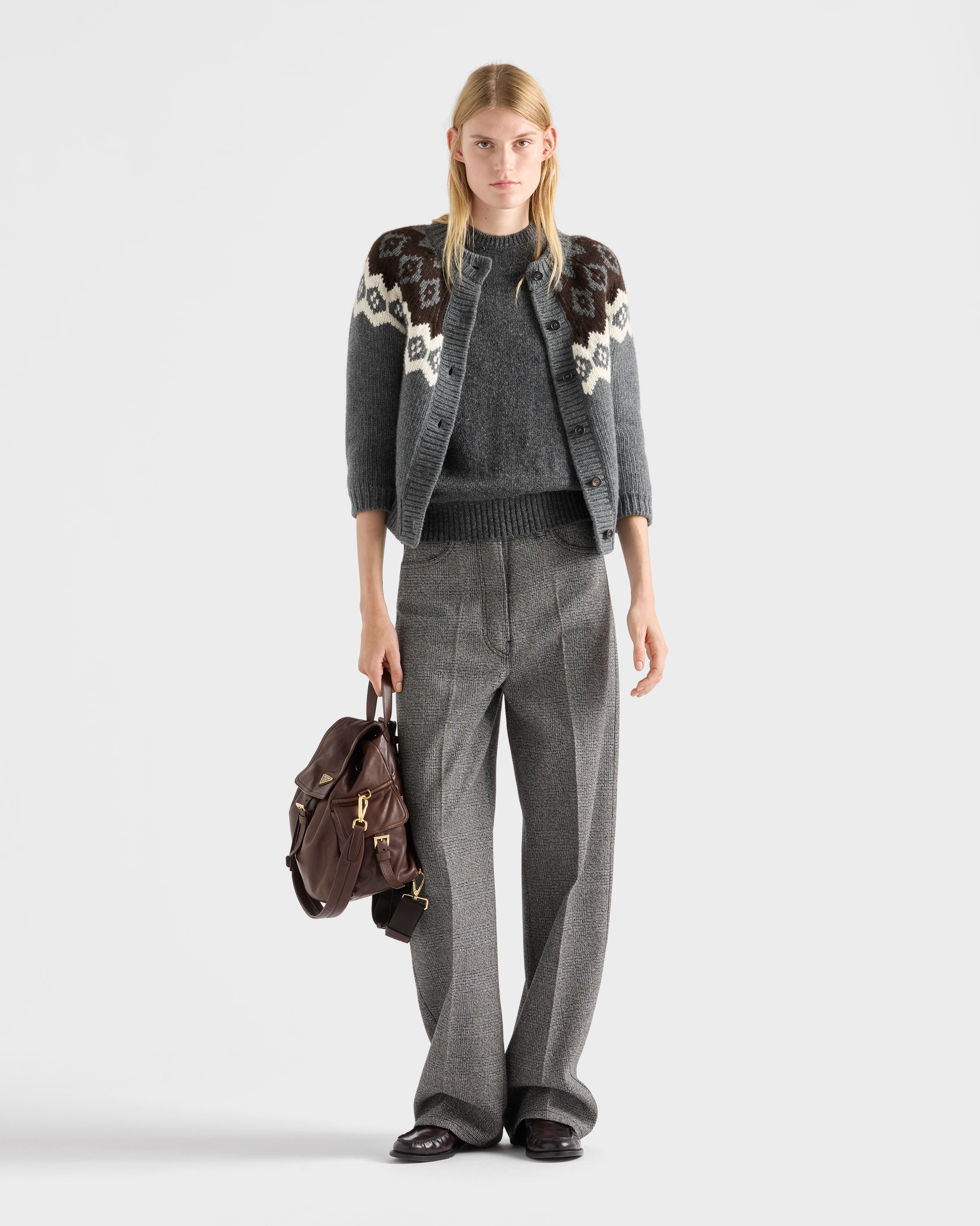 Wool and cashmere cardigan