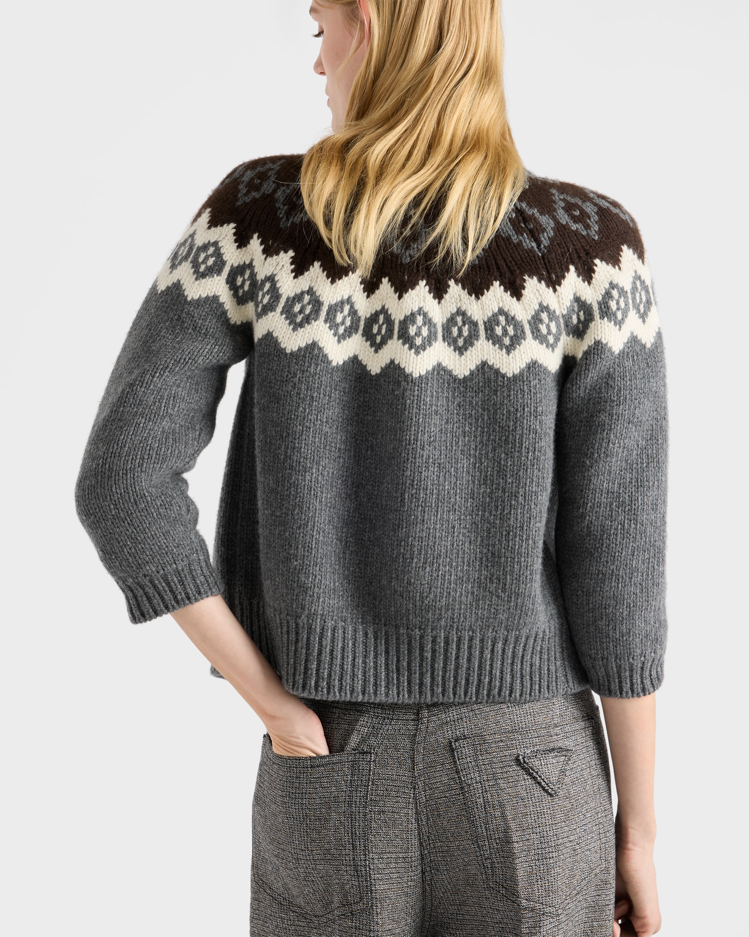 Wool and cashmere cardigan