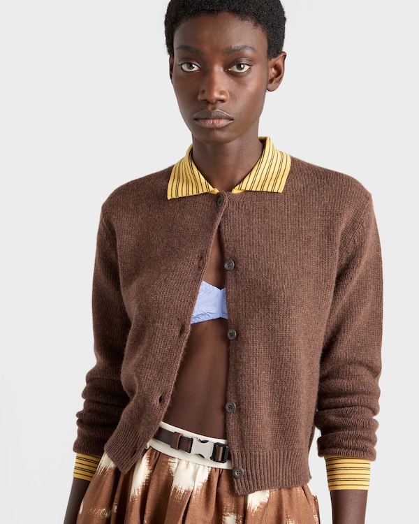 Cashmere cardigan - Cocoa Brown Cashmere cardigan - Cocoa Brown