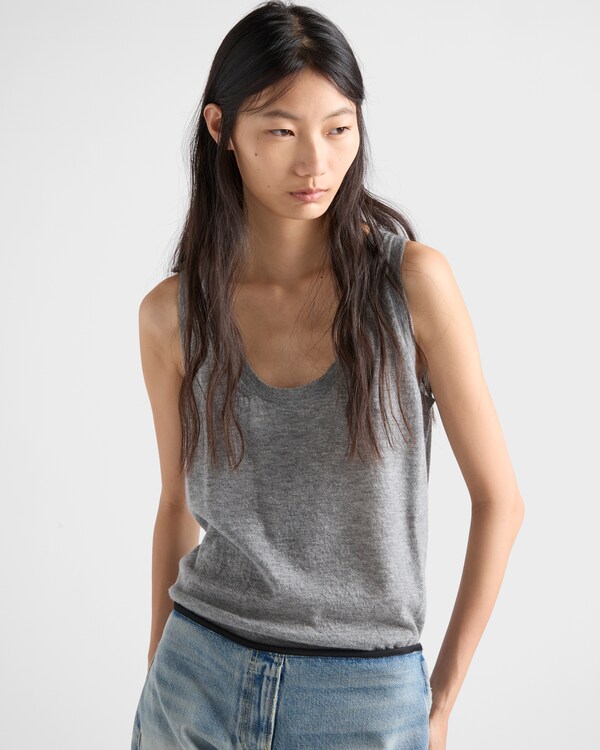 Cashmere cardigan - Grey Cashmere cardigan - Grey