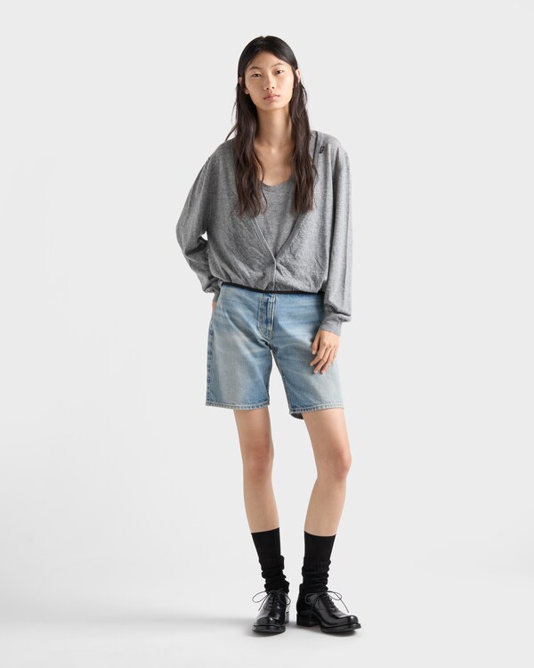Cashmere cardigan - Grey Cashmere cardigan - Grey