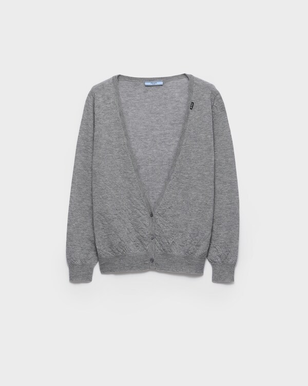 Cashmere cardigan - Grey Cashmere cardigan - Grey