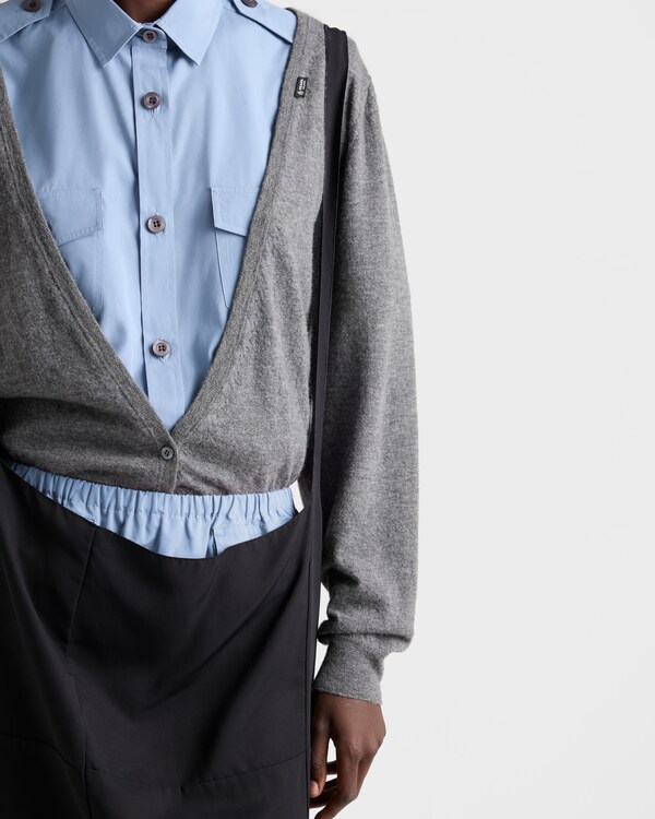 Cashmere cardigan - Slate Gray Cashmere cardigan - Slate Gray