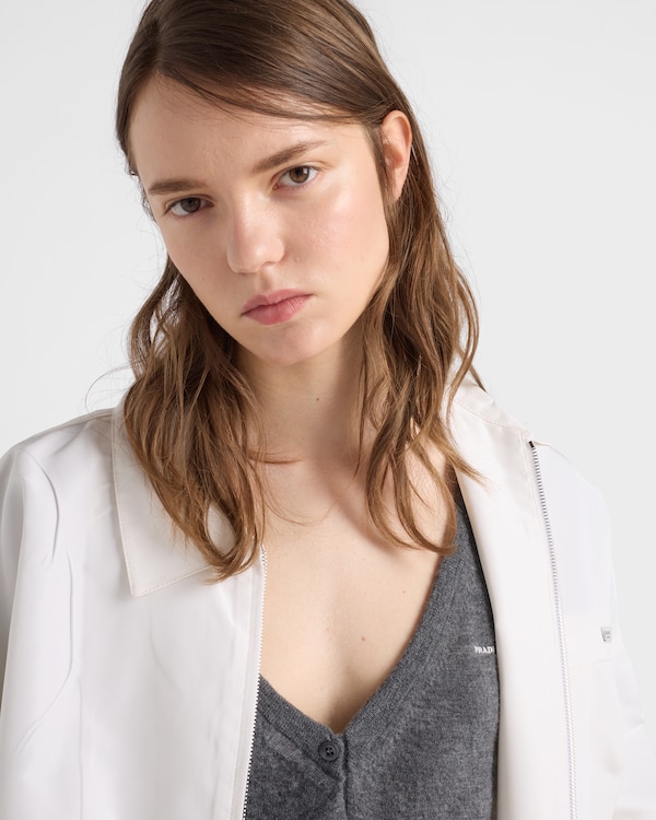 Cropped cashmere cardigan - Slate Gray Cropped cashmere cardigan - Slate Gray