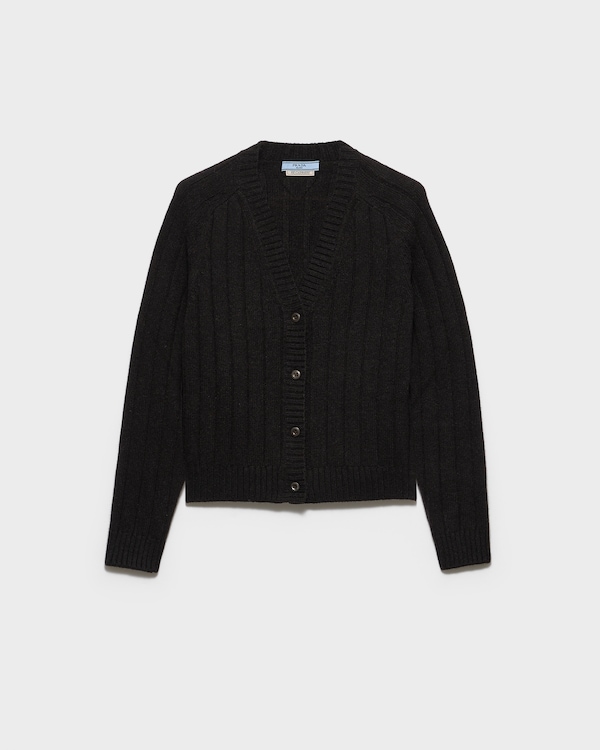 Re-Cashmere cardigan - Anthracite Gray Re-Cashmere cardigan - Anthracite Gray