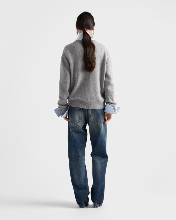 Re-Cashmere cardigan - Marble Gray Re-Cashmere cardigan - Marble Gray