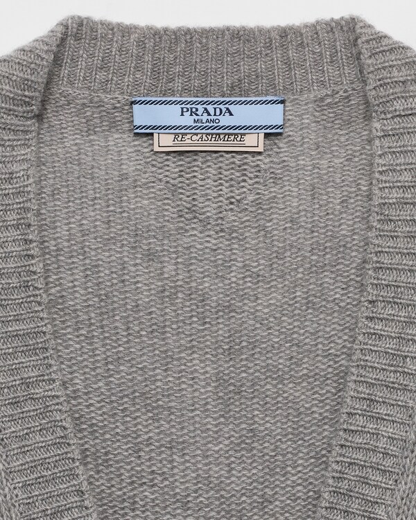 Re-Cashmere cardigan - Marble Gray Re-Cashmere cardigan - Marble Gray