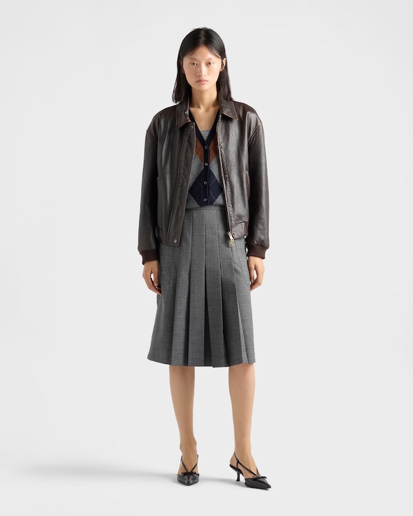 Argyle cashmere cardigan - Azul/Gris Pizarra Argyle cashmere cardigan - Azul/Gris Pizarra
