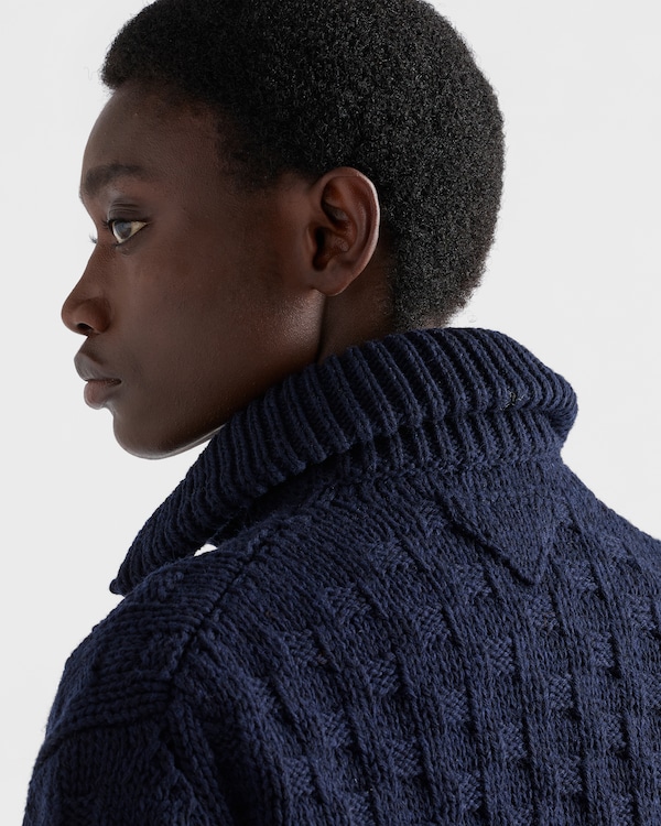 Wool cardigan - Navy Wool cardigan - Navy
